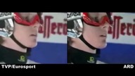 MŚ Val di Fiemme 22. 02. 2003 - porównanie transmisji