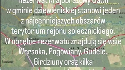 Dziewieniszki.  Rezerwat Krajobrazowy Gawii.  Dieveniškės.  Gaujos kraštovaizdio draustinis