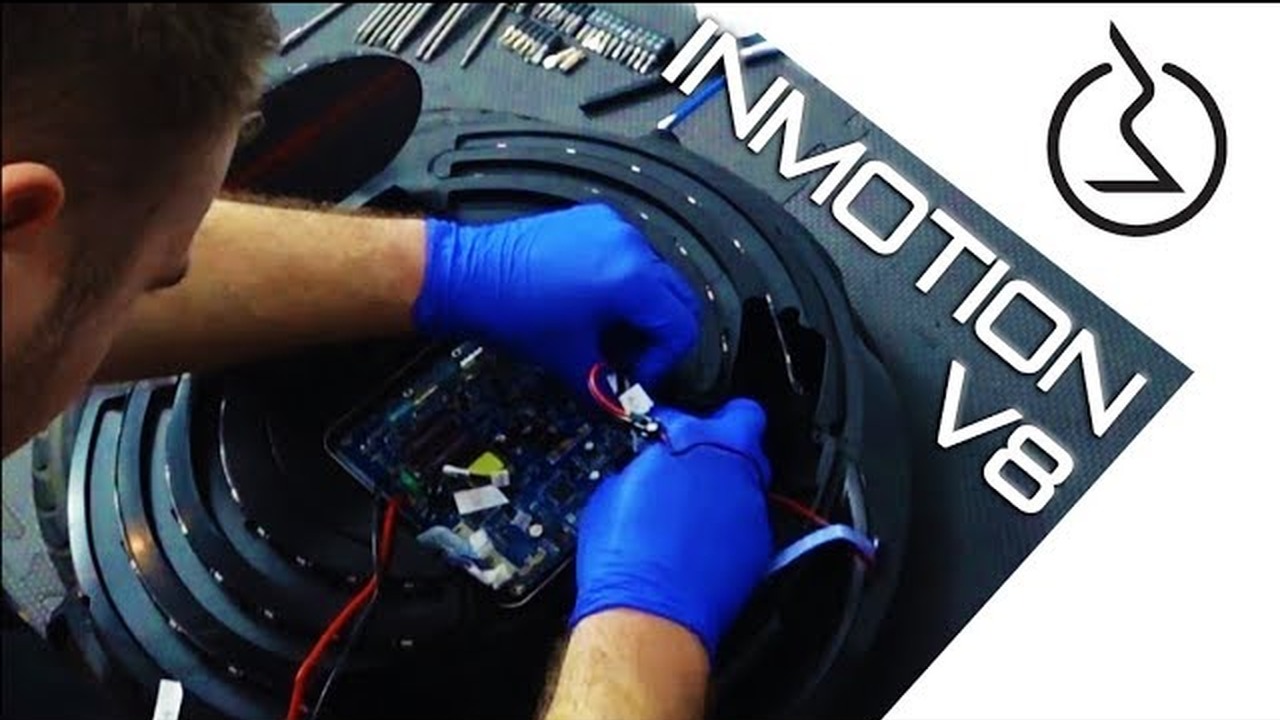 INMOTION V8 repair complete disassembly of electric unicycle CDA