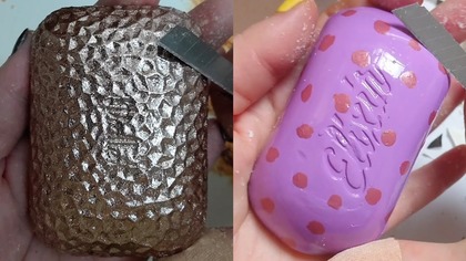 Soap Carving ASMR Relaxing Sounds no talking Satisfying ASMR Video