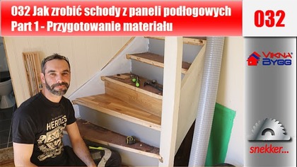 032 Jak zrobić schody z paneli podłogowych Part 1 Przygotowanie materiału