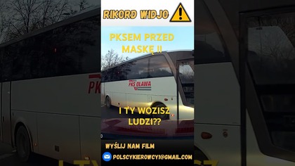 PKSIARZ Wymusza pierwszeństwo #rikordwidjo #polska #bus #polska #policja