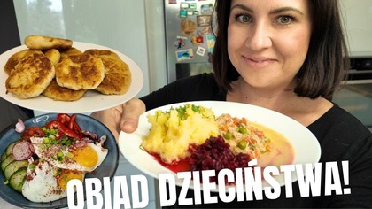 OBIAD DZIECIŃSTWA! ZOSTAŁY CI ZIEMNIAKI Z OBIADU? KOTLETY, POTRAWKA Z KURCZAKA!