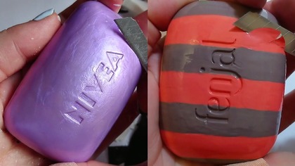 Soap Carving ASMR Relaxing Sounds no talking Satisfying ASMR Video