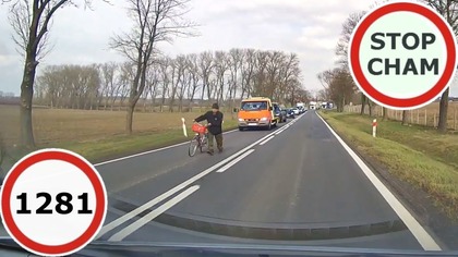 Stop Cham #1281 - Niebezpieczne i chamskie sytuacje na drogach