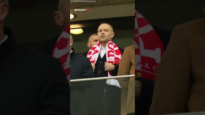 Prezydent Karol Nawrocki obecny na trybunach podczas meczu Polska - Albania 