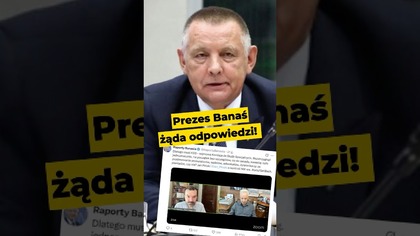 Prezes Banaś żąda odpowiedzi! #piński @J@Jan_Pinski