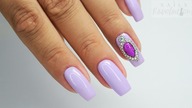 Jeweled violet nails art Tutorial / Stardoro
#jewelednails