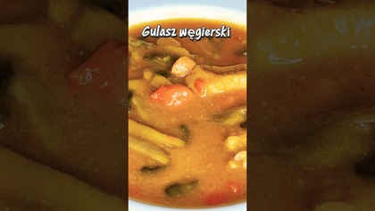 Gulasz węgierski - przepis, który pokochasz! #gulasz #przepis #obiad #sos #shorts