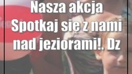 Nasza akcja: Spotkaj się z nami nad jeziorami!.  Dzisiaj byliśmy nad Krasnem