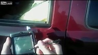 Małpa atakuje Policjanta bo wlepił mandat