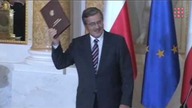 Komorowski z uchwałą o wyborze na prezydenta!