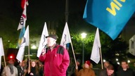 Janusz Korwin Mikke: Wystąpienie na proteście pod Sejmem STOP SEGREGACJI SANITARNEJ 16. 11. 2021