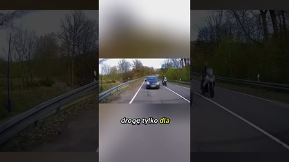 Dlaczego motocykliści tak ryzykują?  #motocykl #polskiedrogi #shorts
