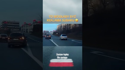 Materiał na reklamę ? #dashcam #kierowcy #bezpieczeństwo #polskiedrogi