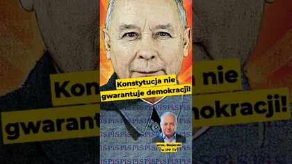 Konstytucja nie gwarantuje demokracji! - prok.  Blajerski #polityka #Polska #Kaczyński #PiS