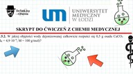 7. 5. 2.  W jakiej objętości wody dejonizowanej całkowicie rozpuści się 0,5g osadu CaCO3 #chemia #umed
