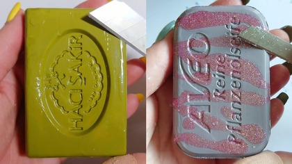 Soap Carving ASMR Relaxing Sounds no talking Satisfying ASMR Video