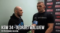 KSW 34 - Jędrzej Walujew po przegranej na KSW.