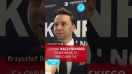 BOSAK OSTRO O KACZYŃSKIM.  TO INSYNUACJE - Krzysztof Bosak #shorts