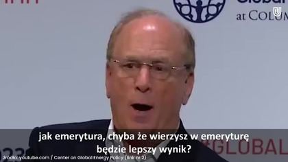 Szef BlackRock o potrzebie światowego przyw&oacute;dztwa i utracie nadziei wśr&oacute;d społeczeństw