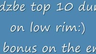 low rim top 10 dunks! dunks on 10ft at the end..