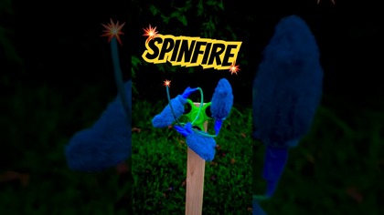 PyroSpinner I SHORT EXPERIMENT #fireworks #experiment #spinner