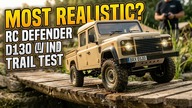 Is This The Most Realistic RC Land Rover Defender D130? Boom Racing BRX02 Trail Test