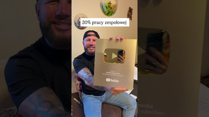 Sukces to dyscyplina i nie wolno się nigdy poddawać! 1. 000. 000 na YouTube