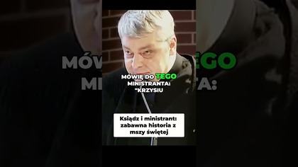 Ksiądz i Ministrant Zabawna Historia z Mszy Świętej #pawlukiewicz