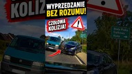 Sekunda do tragedii i doszło do kolizji!  #kierowcy #dashcam #wypadek