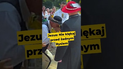 Jezus: Nie klękaj przed żadnym Rysiem! #Ryś #kardynał #Zakopane #kler #katolicyzm #Biblia #Jezus