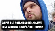 Młody rolnik NIE WYTRZYMAŁ na wizji: J***ć PiS!!!