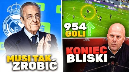 Florentino Perez SPRZEDAJE Real Madryt aby walczyć z PSG! Co dalej z Arne Slotem? CR7 z PRZEWROTKI!