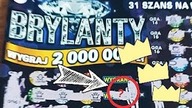 Shorts  Urodzinowe 3 korony w zdrapce Brylanty 