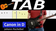  Canon in D (Kanon D-dur, Pachelbel) - melodia TAB (gitara)  TABY I NUTY W OPISIE 