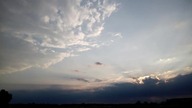 Rainy sunset timelapse