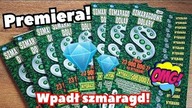 Zdrapki Lotto  Premiera! 8 zdrapek Szmaragdowe Dolary  No jest moc  