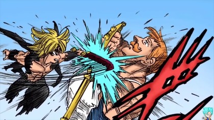 Nanatsu No Taizai Chapter 231 PRIDE VS WRATH - Meliodas vs Escanor Full Fight