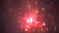 Pałac Kultury w ogniu! Fajerwerki na inaugurację prezydencji