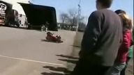Minibike - wypadek