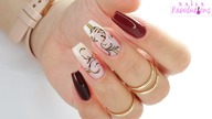Easy elegant ornament nails art tutorial / Eveline Cosmetics