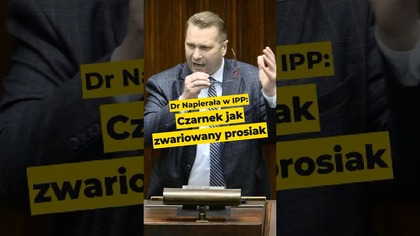 Dr Napierała w IPP: Czarnek jak zwariowany prosiak! #Czarnek #polityka @drPiotrMNapierala