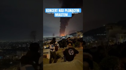 SMUTNY KONCERT NAD PŁONĄCYM MIASTEM