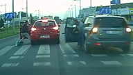 Potrącenie na przejściu dla pieszych - Częstochowa