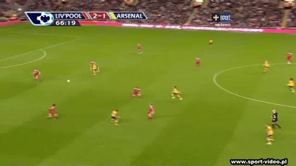 Premier League sezon 2008/2009 Liverpool-Arsenal 2-2 Arshavin