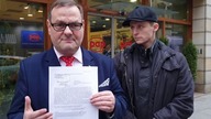 Robert Majka składa oświadczenie i informację prasową dot.  cenzury w PAP DW.  Prezes Wojciech Surmacz