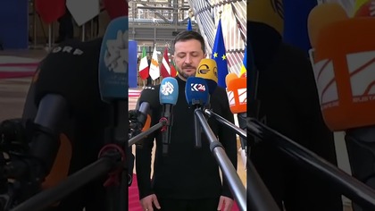 Zełenski dotarł do Brukseli i wygłosił podziękowania