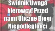 Świdnik: Uwaga kierowcy! Przed nami Uliczne Biegi Niepodległości