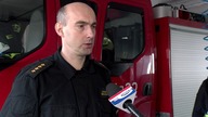 pożar pustostanu - jedna osoba poszkodowana